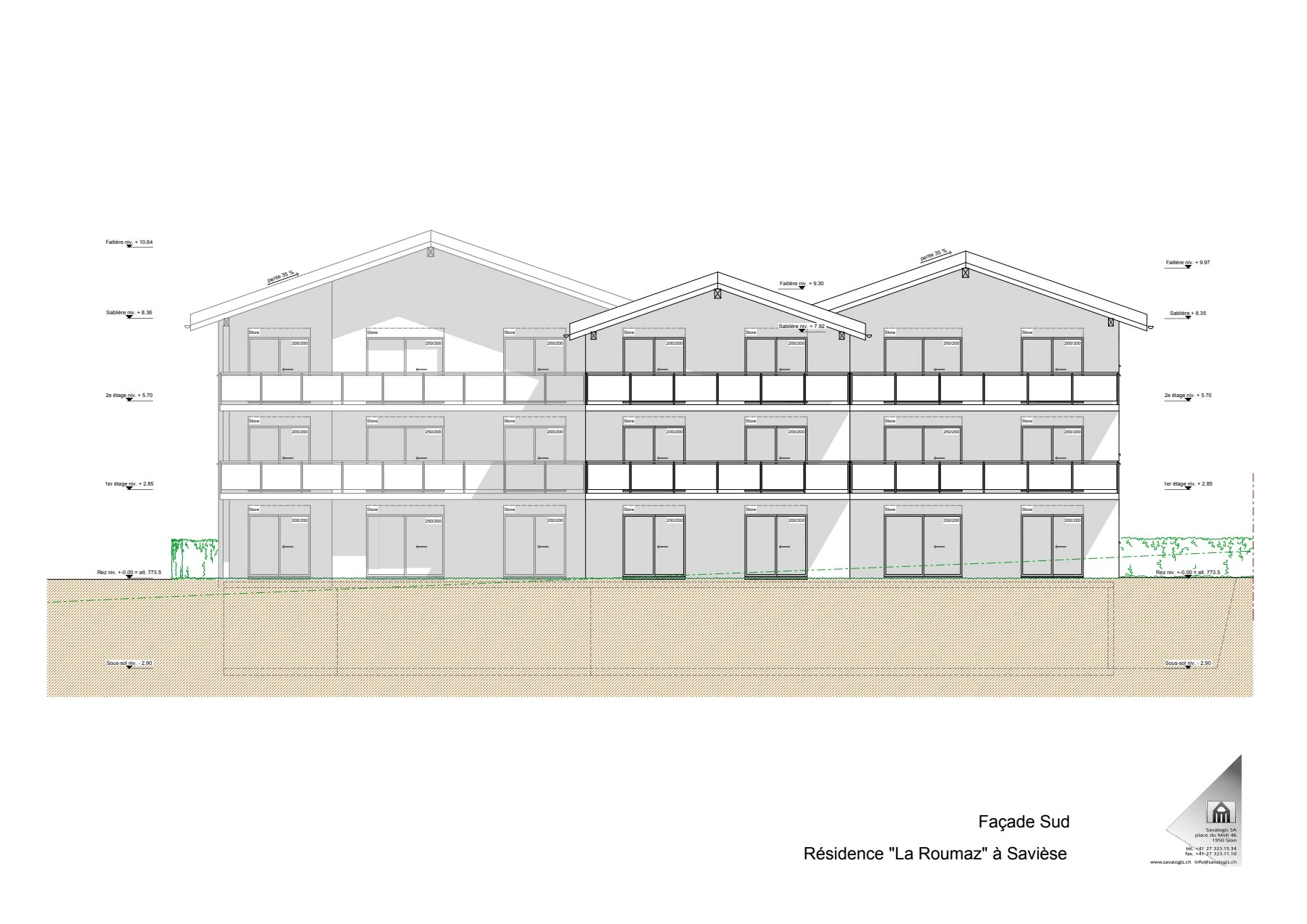 Roumaz — immeuble d’habitation