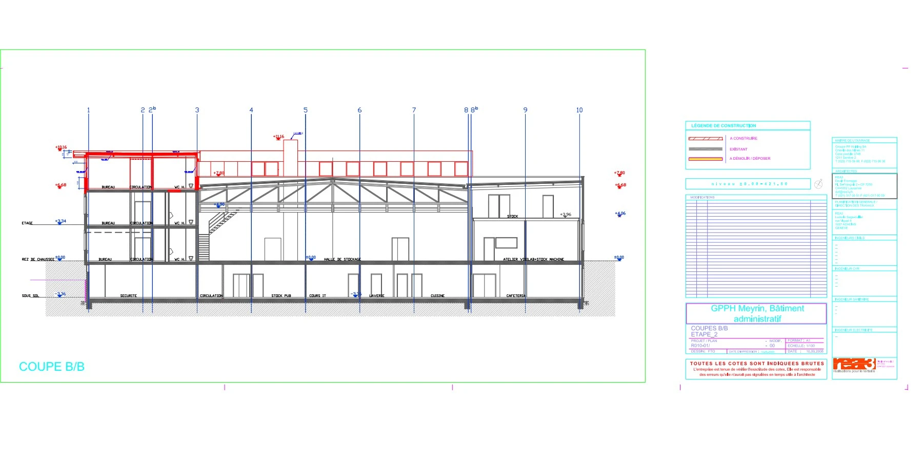 Datalp — adaptation des locaux